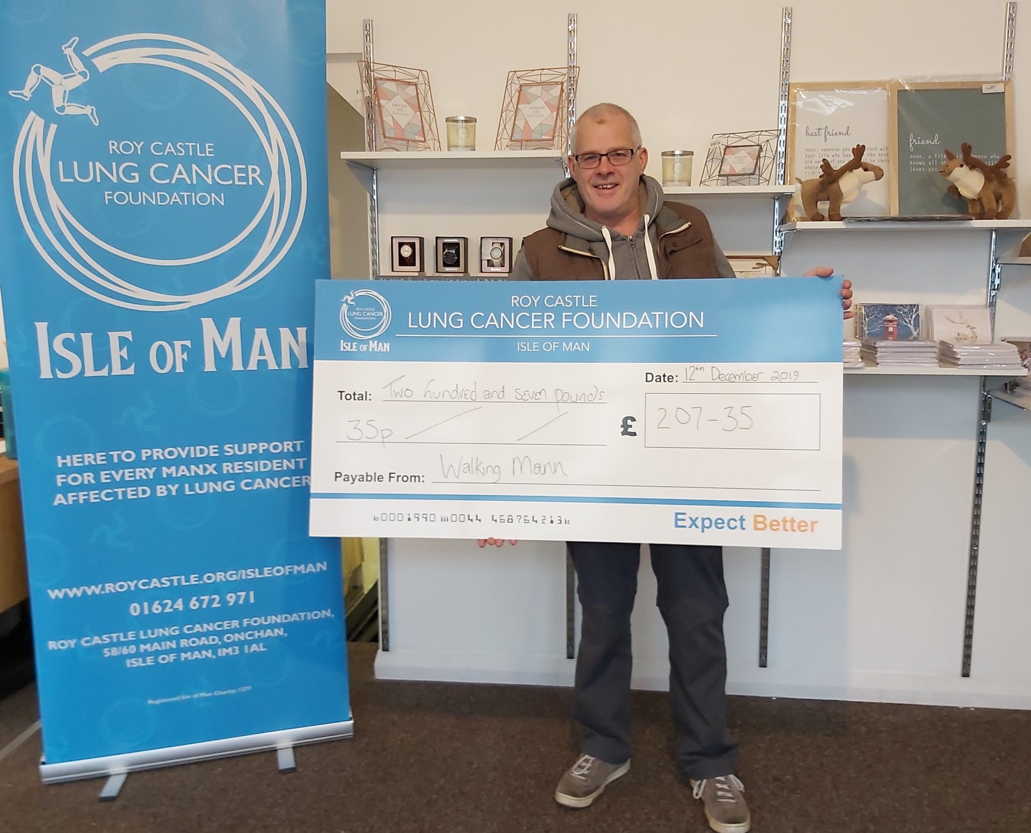 Isle of Man Charity Partners - Roy Castle Lung Cancer Foundation